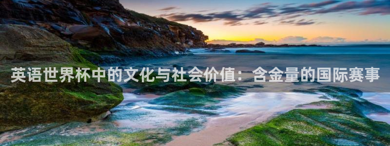 世界杯2026预选赛：英语世界杯中的文化与社会价值：含金量的国际赛事